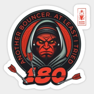 Dart 180 Onehundredandeigthy Red Player Sticker